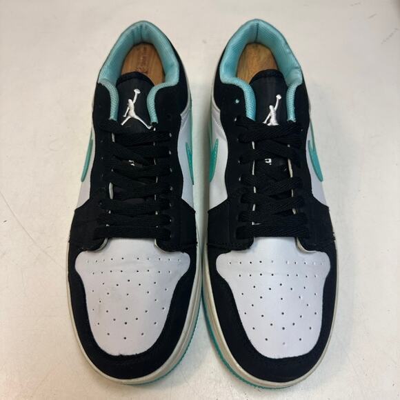 VERY GOOD Nike Air Jordan 1 Low Island Green Teal Tiffany Blue Streetwear US 9.5 main image 7